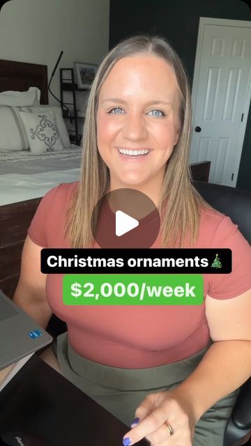 Kelli | How to Make Money Online on Instagram: "🎄 Ready to make cash online this holiday season? Imagine designing festive Christmas ornaments from the comfort of your home! Start by crafting a unique design in Canva, where the possibilities are endless.   Once your design is ready, head over to Printify and place it on a high-quality ornament. Now, it’s time to take that beautiful creation and post it on Etsy. By connecting your Etsy store to Printify, you ensure that each order is automatically fulfilled with zero hassle.   That means more time for you to focus on creating and marketing your products! As orders roll in, Printify handles the printing and shipping, making this a true passive income opportunity. 🌟   No need to worry about inventory or packaging—it’s all done for you. Plus Making Easy Money, Money Ideas For Christmas, How To Make Money On Etsy, Side Gigs To Make Money, Printify And Etsy, How To Make Extra Money, How To Make Money From Home, Ghost Commerce, Side Jobs To Make Money