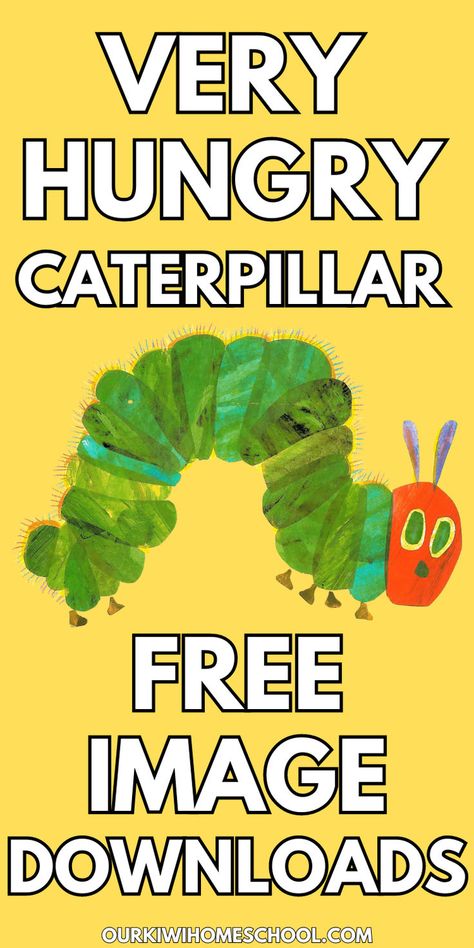 free very hungry caterpillar downloads Hungry Caterpillar Pictures, Caterpillar Craft Preschool, Very Hungry Caterpillar Printables, Caterpillar Pictures, Caterpillar Preschool, Book Themed Activities, The Very Hungry Caterpillar Activities, Hungry Caterpillar Craft, Caterpillar Book