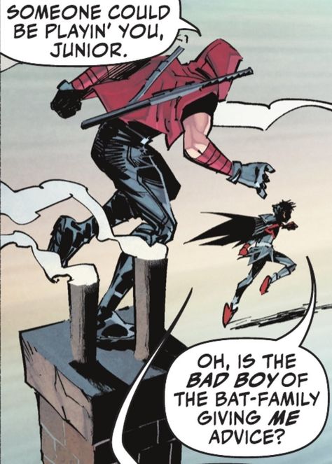 Damian Wayne And Jason Todd Funny, Red Hood And Red Robin, Jason Todd And Damian Wayne Fanart, Robin 2021 Comic, Jason Todd And Richard Grayson, Jason And Damian Fanart, Jason Todd Funny Comic, Red Robin Redesign, Jonathan Kent X Damian Wayne