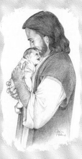 Take comfort when babies are called home early in their earthly lives. They are in the arms of Jesus. Jesus Laughing, Holding A Baby, Pregnancy And Infant Loss, In His Arms, Ayat Alkitab, This Is My Story, Pregnancy Loss, Infant Loss, Lord And Savior