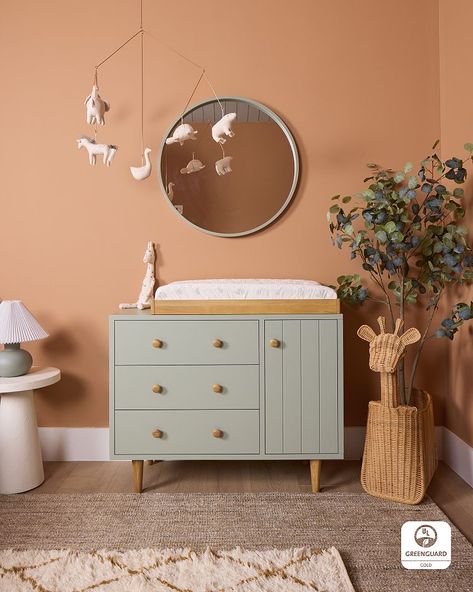 Candace & Anya Parker's Nursery Inspiration | Crate & Kids Blush Nursery, Colorful Room, Kids Interior Design, Nursery Crib, Nursery Inspo, Safari Nursery, Kids Interior, Wnba, Nursery Inspiration