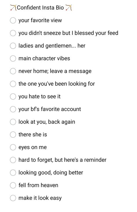 ✨confident insta bio ✨. #cover #instagram #post Quote Ideas For Instagram Bio, Self Bio Ideas, Genz Bio Insta, Cool Insta Bio Ideas Aesthetic, Age Bio For Instagram, Personal Ig Bio Ideas, Bio Ideas For Be Real, Instagram Bio Codes, Of Bio Ideas