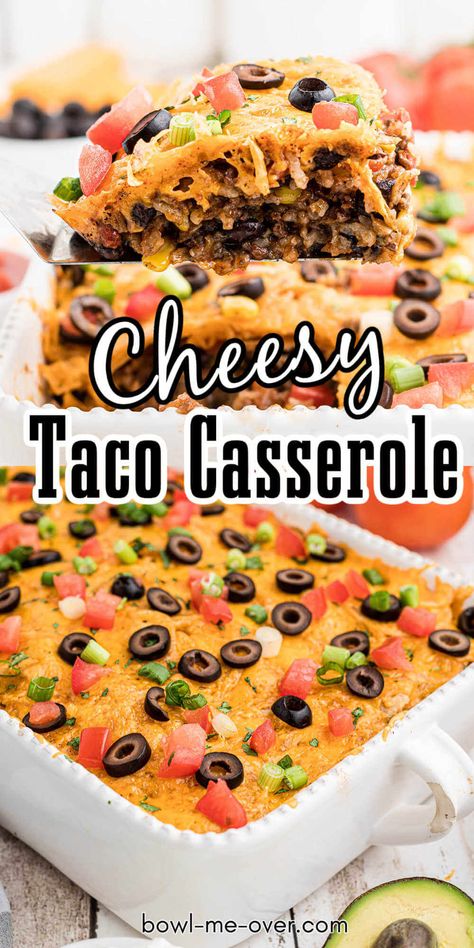 Taco Fiesta Casserole, Cheesy Taco Casserole Recipes, Taco Burrito Casserole, Cheesy Taco Casserole 12 Tomatoes, Taco Hot Dish Casserole Recipes, Taco Casserole Bake With Rice, Cheesy Taco Bake, Taco Noodle Casserole Bake, Easy Taco Casserole Bake