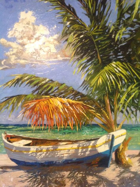 Peter Vey | Art painting, Tropical art, Caribbean art Jennifer Prince, Ideas To Paint On Canvas, Peter Vey, Large Canvas Painting Ideas, University Interior, Ideas To Paint, Academy Of Art University, Tropical Painting, Art University