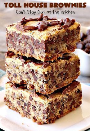 Toll House Brownies, Toll House, Wedding Dessert, Cookie Bar Recipes, Brownie Bar, Brownie Cookies, Chocolate Chip Cookie, Eat Dessert, Cookie Desserts