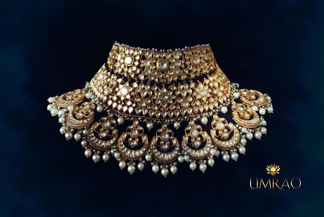 Bridal Jwelery, Diamond Chocker, Rajputana Culture, Bridal Asia, Sabyasachi Jewelry, Unique Wedding Jewelry, Polki Choker, Lehenga Jewellery, Jewelry Kundan