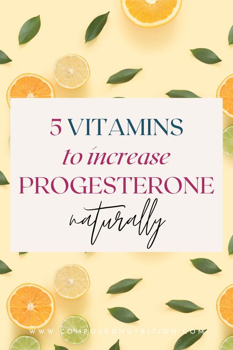 Increase Progesterone Naturally, Low Progesterone Symptoms, Progesterone Deficiency, Boost Fertility Naturally, Increase Progesterone, Body Vitamins, Low Progesterone, Fertility Vitamins, Help Getting Pregnant