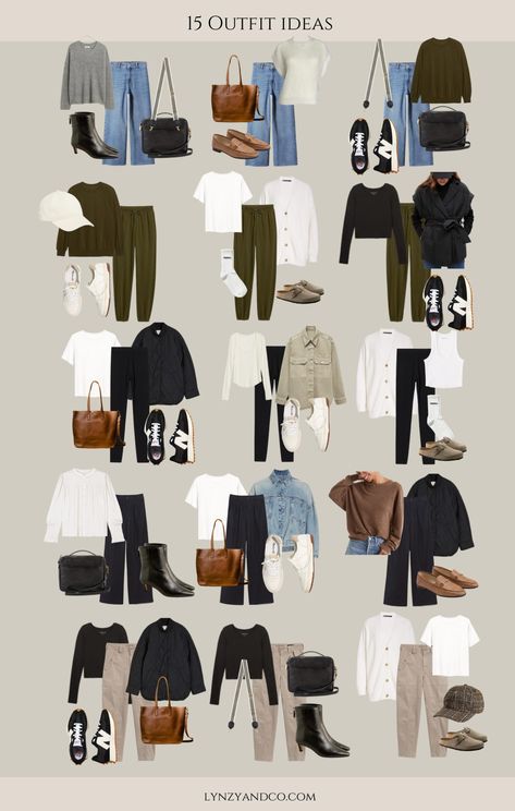 Capsule Wardrobe For Moms, Capsule Wardrobe Women, Looks Jeans, Comfortable Loungewear, Capsule Wardrobe Outfits, Fashion Capsule Wardrobe, Skandinavian Fashion, Fashion Vocabulary, Winter Capsule Wardrobe