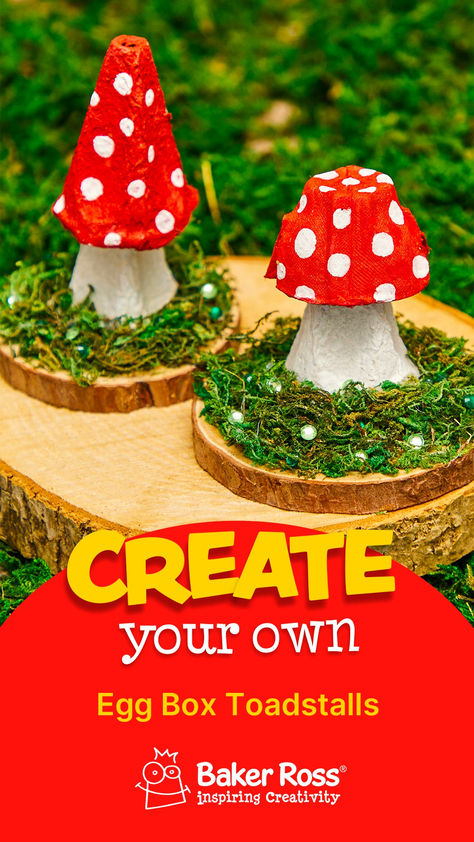 Make and display this cute, recycled egg box toadstool in your home this Autumn. It’s a great way to add a touch of whimsy to your decor and it’s eco-friendly too! Plus, it’s a fun DIY project that you can do with the kids.🍂


#autumncrafts #fallcrafts #kidscrafts #kidsdiy #toadstall Mushroom Crafts For Kids, Decoration With Cardboard, Toadstool Craft, Recycling Projects For Kids, Diy Paper Flower Bouquet, Autumn Craft, College Activities, Egg Box, Kids Projects