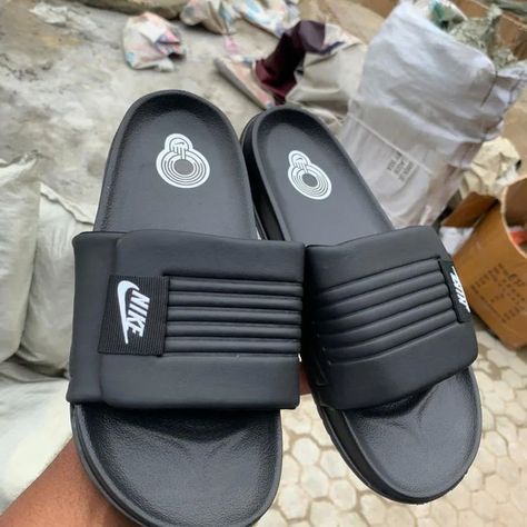 *Quality Nike Slides In Store - 9000* Nike Quality Slides You can get a box for this and sell it for NGN25,000 Wholesale Price 9000 #buyonline #buy #sipinstyle #shopfromhome Slides Nike, Nike Slides, Cool Outfits For Men, A Box, Slides, Cool Outfits, In Store, Buy Online, Mens Outfits