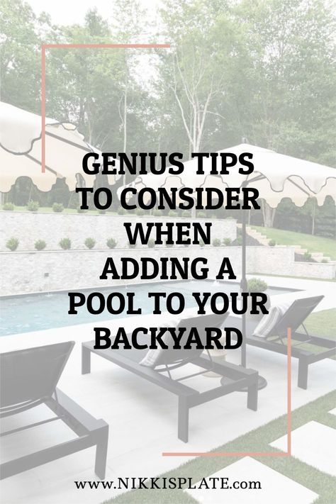 Smaller Inground Pool Ideas, Pool Deck Inground Pools, Backyard Pool Placement, Pools On Side Of House, Water Features Pool, Inground Pool Must Haves, Spool Pool Cost, Pool Side Fire Pit Ideas, 12x24 Pool Inground Ideas