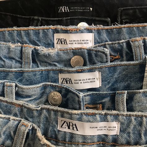 zara jeans Denim On Denim, Zara Jeans, Zara, Pants, Trousers