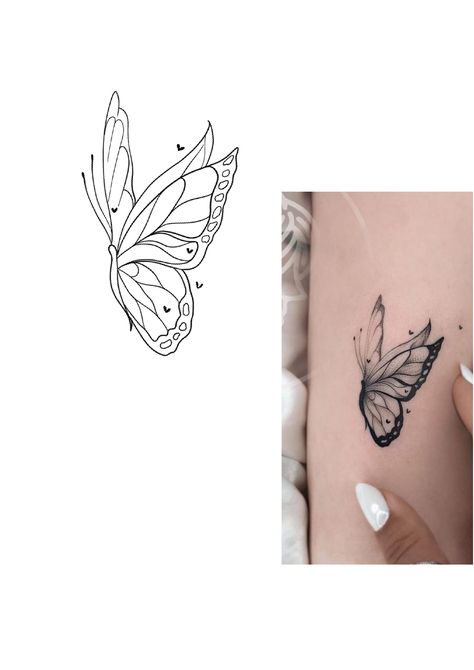 Floral Hip Tattoo, Arrow Tattoos For Women, Butterfly Tattoo Cover Up, 30 Tattoo, Arm Tattoos Drawing, Butterfly Tattoo Stencil, Butterfly Tattoos On Arm, Butterfly Hand Tattoo, Inner Arm Tattoos