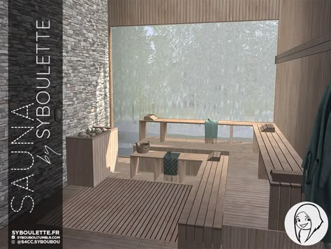 Sauna cc sims 4 - Syboulette Custom Content for The Sims 4 Sims Gym, The Sims Recourse, The Sims 4 Pack, Sims 4 Asian, Sims 4 Build Mode, Sims Home, Cc Furniture, Sims Furniture, Spa Items