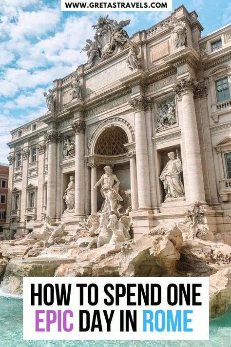 A Day In Rome, Rome 1 Day Itinerary, Must Do In Rome Italy, One Day In Rome Italy, Rome One Day Itinerary, Rome 2 Days, 1 Day In Rome, Rome In One Day, Must See In Rome