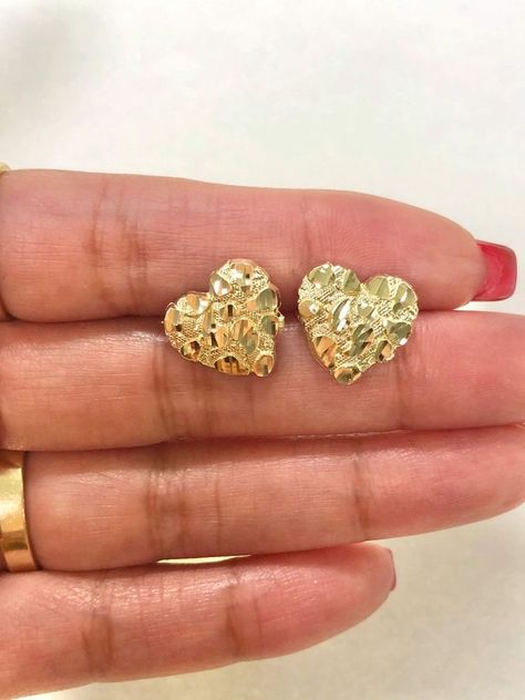 Gold Nugget Earrings, Gold Nugget Jewelry, Quinceanera Jewelry, Xoxo Jewelry, Nugget Earrings, Dope Jewelry Accessories, Golden Jewelry, Gold Nugget, Dope Jewelry