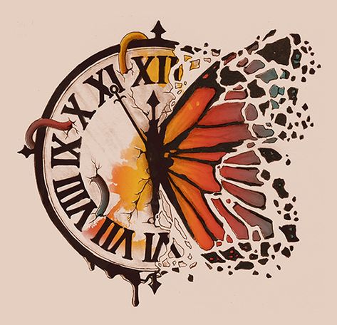 Clock Drawings, Seni Pastel, Desen Realist, Seni 2d, Seni Cat Air, Lukisan Cat Air, Arte Sketchbook, Art Drawings Sketches Creative, Book Art Drawings