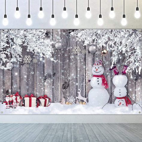 Snowman Photography, Christmas Photography Props, Photography Fabric, Christmas Backdrops For Photography, Photo Backdrop Christmas, Christmas Traditional, Background Winter, Christmas Photography Backdrops, Christmas Backdrop