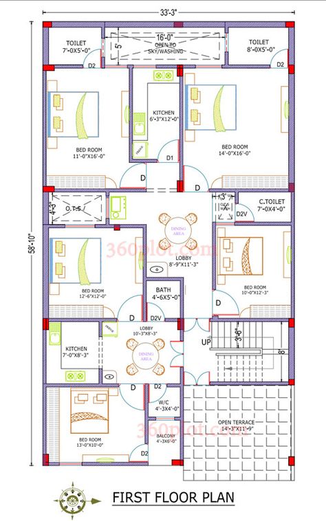 Smart House Plans, 30x50 House Plans, Ghar Ka Naksha, 2bhk House Plan, House Plans With Pictures, 3d House Plans, Affordable House Plans, Layout Plan, Office Plan