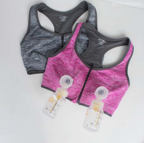 Okay where was this when I had my last baby!? With this easy DIY pumping bra tutorial you can make a few for the same price as buying ONE! Best Pads For Postpartum, Baby Stain Remover, Baby Stains, Baby Medicine, Pumping Bra, Hands Free Pumping Bra, Pumping Bras, Mommy Workout, Before Baby