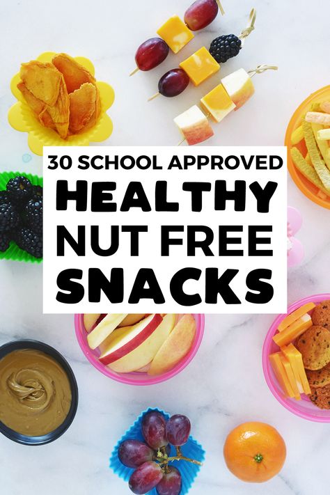 30 school approved healthy nut free snacks for kids | For kids | for school | healthy | food allergies | vegan | store bought | to buy | for adults | protein | homemade | packaged  | for toddlers | prepackaged | for preschool | sunflower seeds | energy bites | #nutfree #school #snack #toddler #preschool #kindergarten #kids #kidfriendly Healthy Nut Free Snacks, Nut Free Snacks For Kids, Nut Free Granola, Nut Free Snacks, Vegan Store, Healthy Nuts, Snacks For Kids, Preschool Snacks, Dairy Free Yogurt