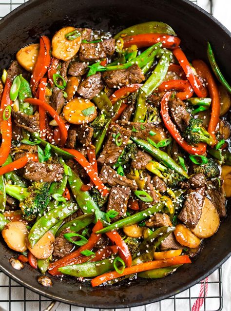 Teriyaki Beef Stir Fry, Stir Fry Recipes Healthy, Beef Teriyaki, Teriyaki Stir Fry, Steak Stir Fry, Beef Stir Fry Recipes, Healthy Stir Fry, Healthy Beef Recipes, Teriyaki Beef