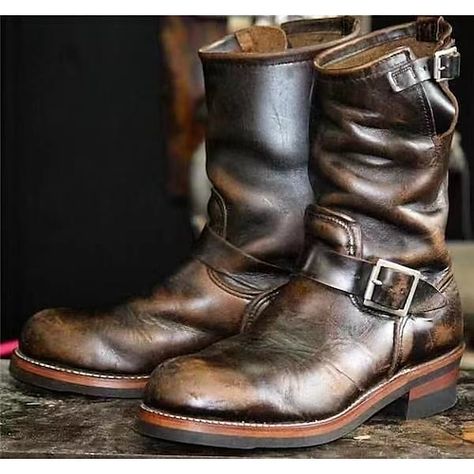 Latest Fashion Shoes, Bota Country, Pu Boots, Engineer Boots, High Top Boots, Mens Cowboy Boots, Men's Boots, Martin Boots, Motorcycle Boots