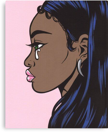 Pop Art Sad Woman • Millions of unique designs by independent artists. Find your thing. Arte Indie, Arte Grunge, Art Tumblr, Pop Art Comic, Comics Girl, Dope Art, Afro Art, Arte Pop, Warhammer 40k