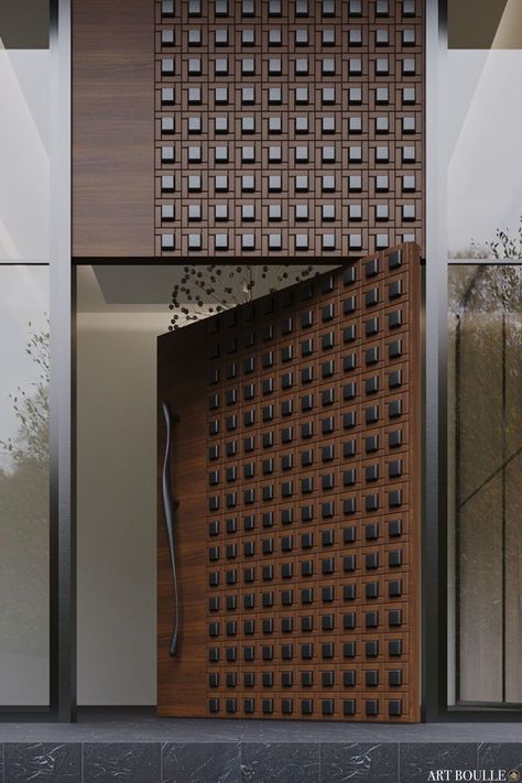 Modern Wood Doors, Aesthetic Door, Door Design Ideas, Modern Entrance Door, Modern Exterior Doors, Metal Doors Design, Main Entrance Door Design, Home Door Design, Modern Entrance