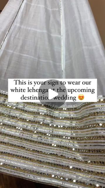 Taraasi | Sustainable clothing on Instagram: "This is your sign to wear our white lehenga at the upcoming destination wedding.

Shop now !
www.taraasi.com
(Link in bio)

#taraasi #sizeinclusive #whitelehenga #destinationwedding #chanderisilk" White Lehenga Look, White Wedding Lehenga, Artisanal Clothing, Off White Lehenga, White Lehenga, Free Lifestyle, Women Dresses Classy, Sustainable Clothing, Women Dresses