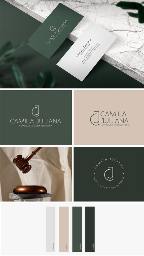 Identidade Visual criada para uma advogadaela queria traços finos e delicados com uma paleta de cores que ela mesma mandou pra genteespero que gostem. Advocate Office, Lawyer Branding, Office Minimalist, Logo Design Inspiration Branding, Visual Identity Design, Brand Color Palette, Branding Design Inspiration, Modern Logo Design, Luxury Logo