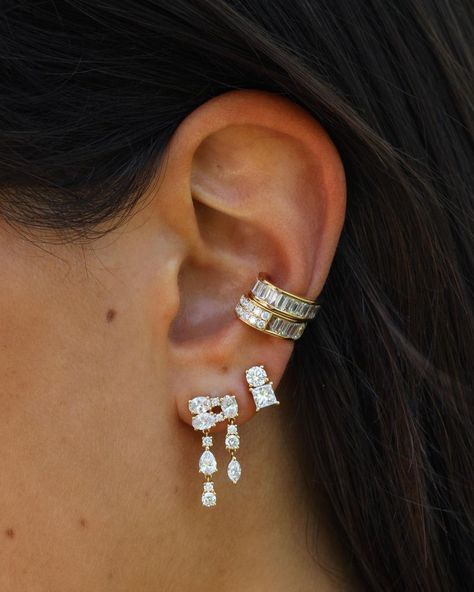 Anita Ko Jewelry, Diamond Ear Cuff, Anita Ko, Earrings Round, Jewelry Lookbook, Fine Jewels, Rose Earrings, Gold Jewelry Fashion, Rose Gold Earrings