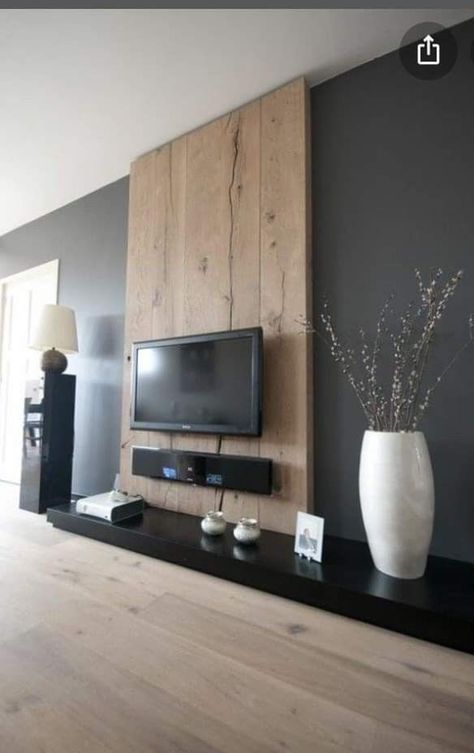 tv wall design tv wall decor tv stand decor living room tv wall tv room led tv stand Wooden Wall Panels, Tv Wall Decor, Scandinavian Style Interior, Tv Wall Design, Living Room Tv Wall, Wood Panel Walls, Living Room Tv, Tv Room, Modern Interior Design