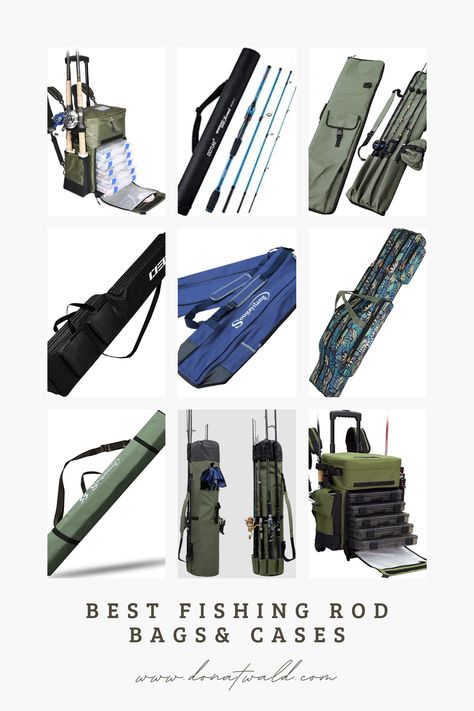 When it comes to fishing, having the right equipment is essential. A high-quality fishing rod bag is one of the most necessary accessories every angler should have. A fishing rod bag protects your valuable fishing rods from damage during transportation and helps keep your gear organized and easy to access. With so many options on the market, choosing the best fishing rod bag for your needs can be difficult. <<Check out 14 Fishing Rod Bags & Cases #fishing #rodbags #cases #fishingrodbags Leather Bag Ideas, Hunting Gadgets, Fishing Rod Bag, Best Fishing Rods, Gear Organizer, Fishing Rods, Best Fishing, Fishing Gear, Fishing Rod