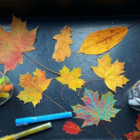 Katie Taylor on Instagram: "🍁AUTUMN LEAF DECORATING🍂 This is another of the activities in my Autumn activities set. Collect some beautiful leaves and decorate with pens. You can use chalk pens, felt tips or oil pastels also work well. I have plenty of Autumn themed downloads on my website for you. #autumn #autumnactivities #natureactivities #leafactivity #connectwithnature #earlyyearsoutdoor #earlyyears #earlyyearsideas #outdoorlearning #outdoorplay #eyfs #teacher #receptionclass #handsonlearn Katie Taylor, Reception Class, Beautiful Leaves, Chalk Pens, Instagram Autumn, Fall Art, Outdoor Learning, Felt Tip, Autumn Leaf