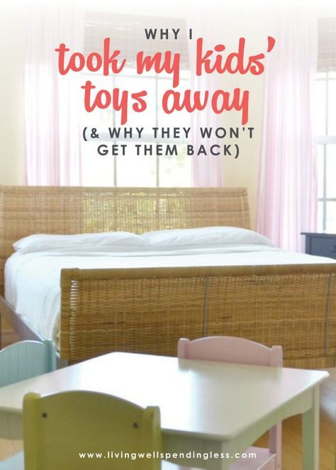 Do you ever get so fed up with all the toys lying around that you threaten to take them all away? You are not alone! How my drastic decision changed my family forever--a MUST read for any parent who has struggled with too much stuff! What to Do with Too Many Toys | Behavior Management | Raising Kids | Disciplining Children | Behavior Management | Less Toys Better | via @lwsl Too Many Toys, Cool Bunk Beds, Parenting Solutions, Parenting Plan, Family Ideas, Discipline Kids, Luxury Bedding Collections, Parenting 101, Kids Behavior