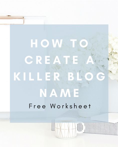 Naming your blog can be stressful but it doesn't have to be! Print our free worksheet to creating a killer blog name and get inspired! Blog Names Inspiration, Take Photos Of Yourself, Finding Love Again, Writing A Blog, Name For Instagram, Find Instagram, Instagram Names, Name Inspiration, Blog Names