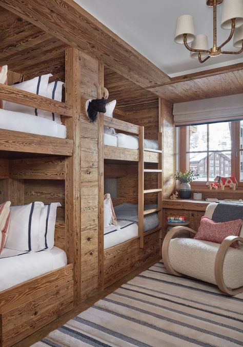 Ski Lodge Interior, Ski Chalet Decor, Ski Chalet Interior, Lodge Interiors, Luxury Chalet Interior, Katharine Pooley, Chalet Interior Design, Mountain Home Interiors, Cabin Interior Design