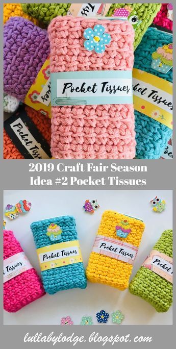 Crochet Craft Fair, Crochet Doll Clothes Free Pattern, Pocket Tissue, Beginner Crafts, Crocheted Items, Bunny Crochet, Beginner Crochet Projects, Crochet Blog, Crochet Doll Clothes