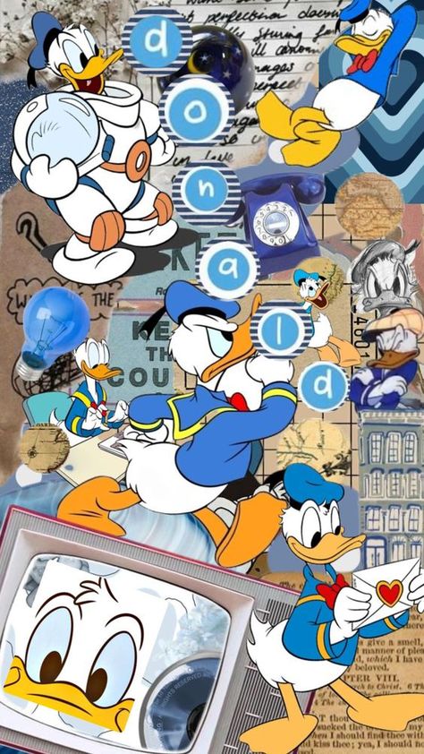 Donald Duck Christmas, Donald Duck Comic, Christmas Lockscreen, Duck Pictures, Duck Wallpaper, Disney Fine Art, Duck Calls, Cute Disney Pictures, Art Idea