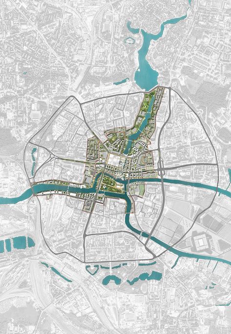 Kaliningrad city centre redevelopment strategy on Behance Architecture Site Plan, Urban Design Diagram, Urban Analysis, Urban Design Graphics, Urban Design Architecture, Urban Design Concept, Urban Design Plan, Urban Landscape Design, Architecture Concept Diagram