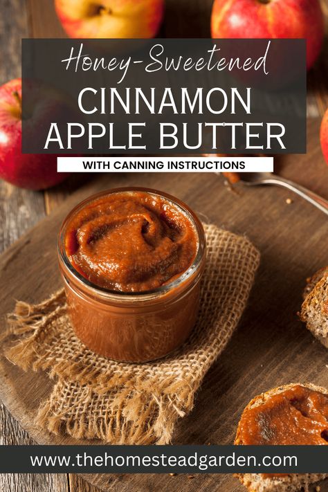 Maple Apple Butter Recipe, How To Preserve Apples, Apple Butter Recipe Canning, Canning Honey, Cinnamon Apple Butter, Canning Instructions, Canning Apples, Dinner Board, Apple Butter Recipe