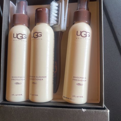 Ugg Cleaning Care Kit Never Used Ugg Cleaning, Cleaning Uggs, Ugg Care Kit, Lancome Makeup, Moccasins Slippers, Slides Women, Women's Robe, Care Kit, Bow Detail Dress