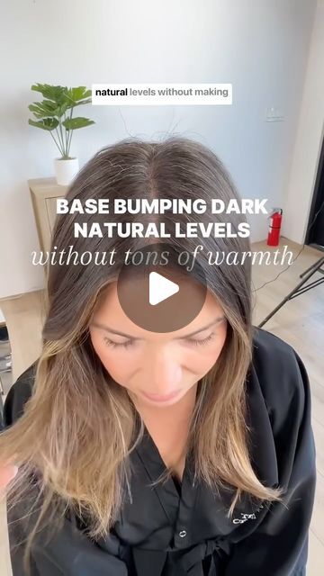 CARLY  ZANONI • Color & Placement Expert For Hairstylists on Instagram: "📌 SAVE THIS FOR WHEN YOU WANT TO BASE BREAK YOUR LEVEL 6 AND BELOW CLIENTS!   (P.S. - BCU friends, this entire tutorial is up in BCU, it’s called “Base Shifting a Level 5 Brunette All Over”)  ✅ WHO THIS IS GREAT FOR: 👉🏼 a darker natural level who wants to slightly shift her base  👉🏼 a client who is okay with warmth (this will ALWAYS be warm)   ❌ WHO THIS IS NOT GREAT FOR: 👉🏼 a client who hates warmth of any kind  👉🏼 a client who wants their natural base color shifted multiple levels (this is only going to get you one level of lift)   🎨 WHAT I USED: @schwarzkopfusa BlondMe Base Breaker Extra Cool with BlondMe 20 volume (mixed in a 1:1 ratio)   🔥 WHAT QUESTIONS DO YOU HAVE ABOUT BASE BUMPING A BRUNETTE LIKE T Base Breaker On Dark Hair, Brunette Box Dye, Level 5 Brunette, Hair Color Inspo Aesthetic, Level 5 Hair Color, Box Dye, What Questions, Level 5, What If Questions