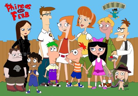 Disney Xd Characters, Candace And Jeremy, Phineas E Ferb, Phineas Y Ferb, Japanese Mom, Marvel Toys, Disney Xd, Phineas And Ferb, Horror Music