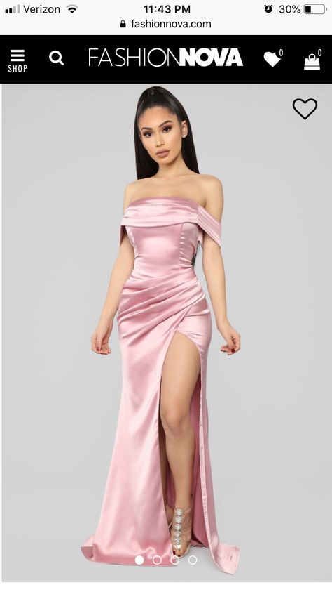 Prom Dress With Train, Dusty Rose Dress, Evening Party Gowns, Looks Party, Satin Bridesmaid Dresses, Blush Dresses, Vestidos Prom, Silk Gown, Satin Prom Dress