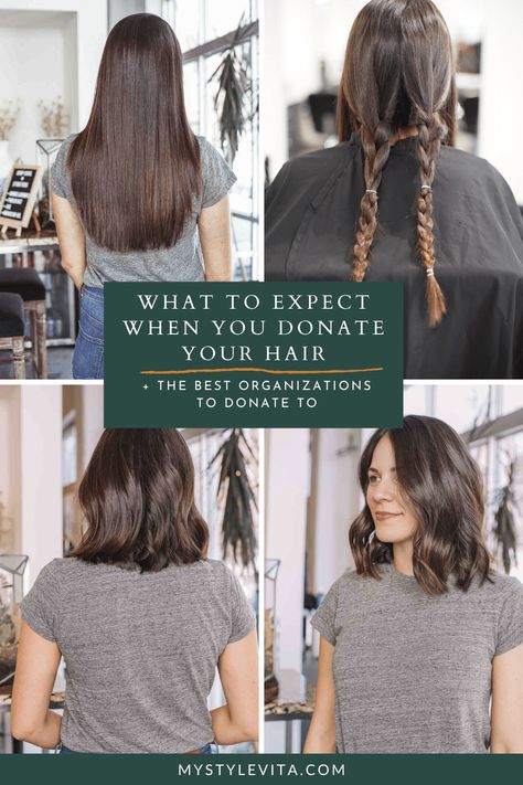 Hair Donation Haircut, Donating Hair Before And After, Donate Hair Before And After, Long Hair To Short Hair Before And After, What To Ask For Haircut, Long To Short Hair Before And After, Locks Of Love Donation, Donate Hair, Hair Donation