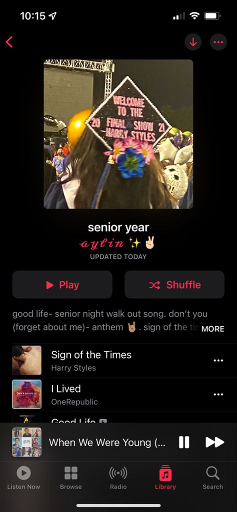 Senior Ideas High School 2024, Senior Playlist, Senior Year Playlist, Senior Songs, Walk Out Songs, 2enior Ye4r, Tiny Cookies, Senior Year Planning, Senior Year Diy