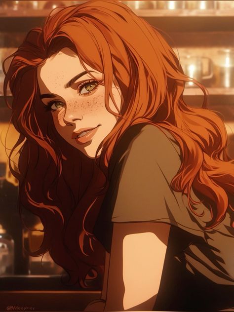 Red Head Female Face Claim, Character Inspo Girl, Redhead Oc Art, Red Head Oc, Female Hero Oc, Ginger Character Design, Red Hair Girl Art, Brown Haired Woman, Red Hair Tattoos