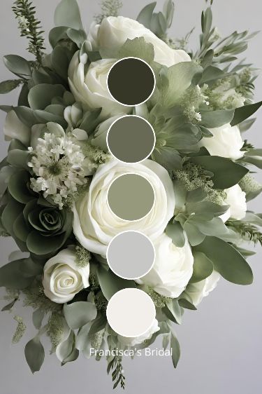 Winter Wedding Theme Ideas, Spring Wedding Color Ideas, Winter Wedding Color Ideas, Fall Wedding Color Ideas, Sage Green Wedding Colors, Wedding Theme Color Schemes, Winter Wedding Color Palette, Wedding Color Pallet, Fall Wedding Color Palette